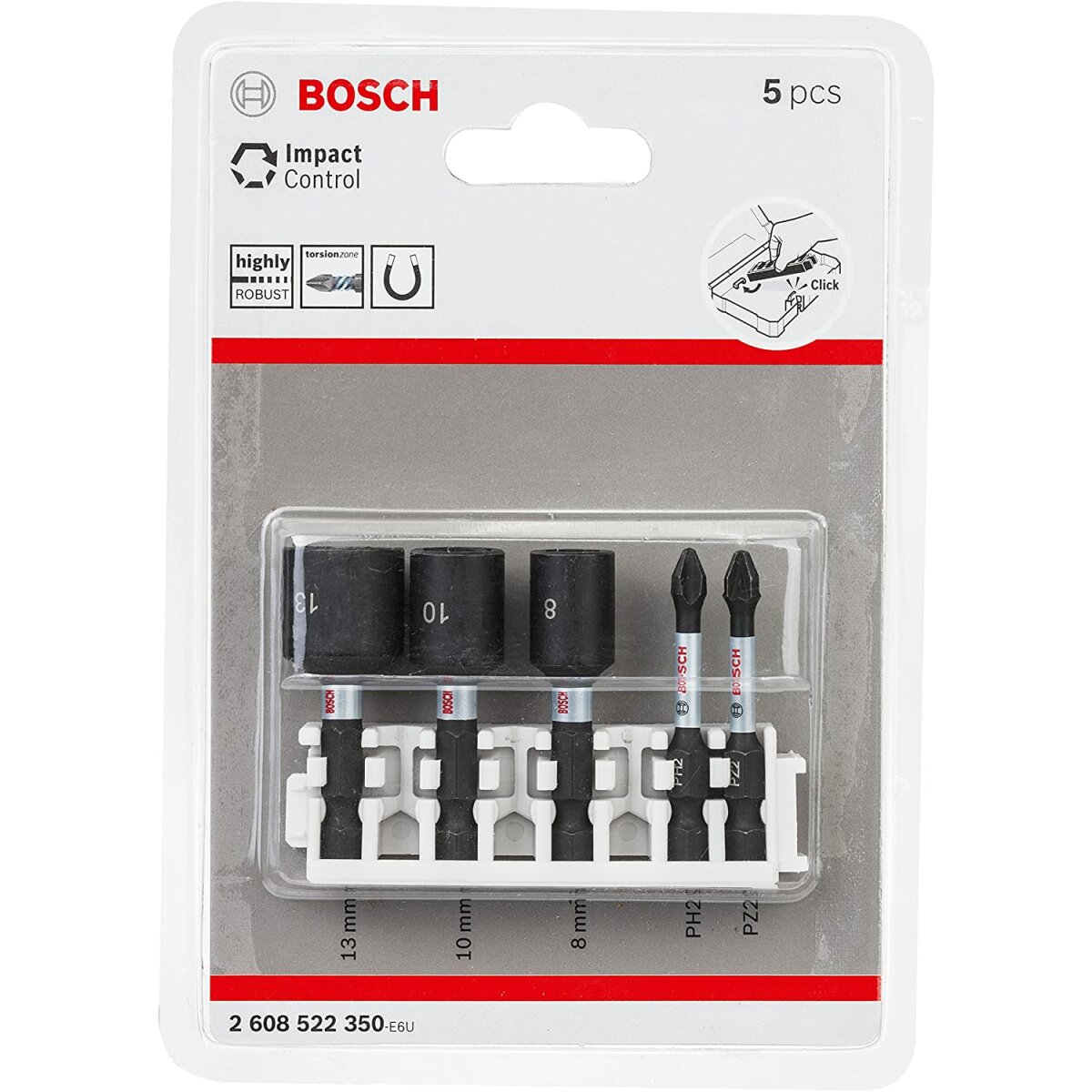 Bosch Professional Tlg Schrauberbit Und Steckschl Ssel Set Impact