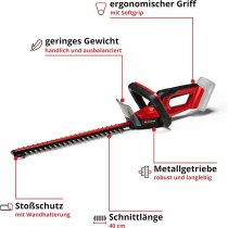 Einhell Akku-Heckenschere GC-CH 18/40 Li Solo 18V,ohne Akku / Ladegerät