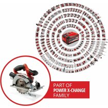 Einhell Akku-Handkreissäge TE-CS 1 Li 18V mit Akku 2.5 Ah und Ladegerät Power X-Change