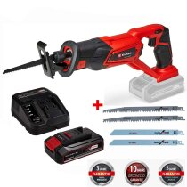 Einhell Akku-Säbelsäge TE-AP 18/22 Li- 18 V Akku 2.5 Ah / Ladegerät+ 4 Bosch Sägeblätter extra