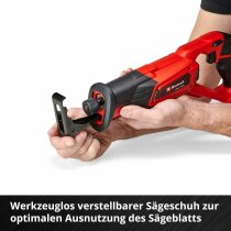 Einhell Akku-Säbelsäge TE-AP 18/22 Li- 18 V Akku 2.5 Ah / Ladegerät+ 4 Bosch Sägeblätter extra