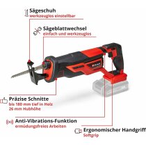 Einhell Akku-Universalsäge TE-AP 18/26 Li-Solo 18 V + 4Bosch Sägeblätter extra