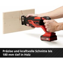 Einhell Akku-Universalsäge TE-AP 18/26 Li-Solo 18 V + 4Bosch Sägeblätter extra