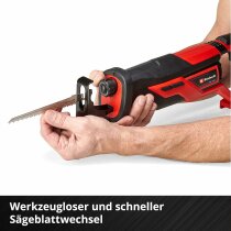 Einhell Akku-Universalsäge TE-AP 18/26 Li-Solo 18 V + 4Bosch Sägeblätter extra