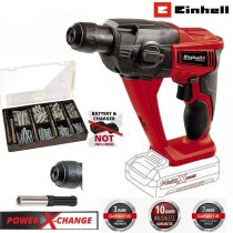 Einhell Akku-Bohrhammer TE-HD 18 Li- Solo 18V SDS-Plus +...