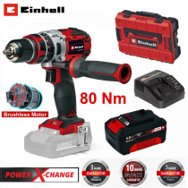 Einhell Professional Schlagbohrschrauber TP-CD 18/80 Li-i BL 80 Nm + Akku 4.0 Ah Ladegerät +Koffer s-f