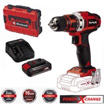 Einhell Bohrschrauber TE-CD 18/40 Li- 18 V, 40 Nm mit Akku 2.5 Ah + Ladegerät + Systemkoffer