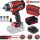 Einhell Professional Schlagschrauber IMPAXXO 18/450 Akku 4.0 Ah 18V Koffer 3-Gang-Getriebe, Bürstenloser Motor