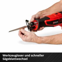 Einhell Professional Akku-Universalsäge TP-AP 18/28 Li BL-Solo 18 V, Brushless, 28 mm Hub + 2 Sägeblätter