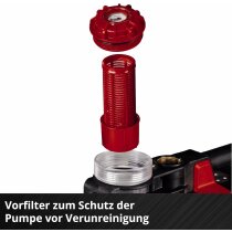 Einhell Gartenpumpe AQUINNA 36/38 F LED AUTOMATIC 36V 2x Akku 4.0 Ah 2x Charger