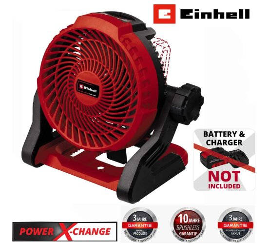 Einhell Akku-Ventilator GE-CF 18/2200 Li-Solo 18V, Li-Ion, 3 Geschwindigkeitsstufen