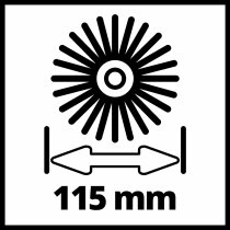 Einhell Bürste Ultra  Steinoberflächen,für Oberflächenbürste PICOBELLA 18/215