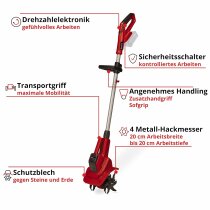 Einhell Akku-Bodenhacke GE-CR 18/20 Li E-Solo 18V