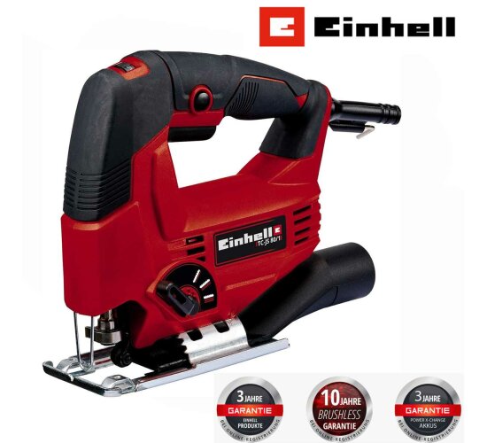 Einhell Stichsäge TC-JS 80/1 (550 W, Drehzahlelektronik, 4-stufiger Pendelhub