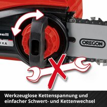 Einhell Professional Einhand-Akku-Kettensäge FORTEXXA 18/20 TH 18V Sologerät