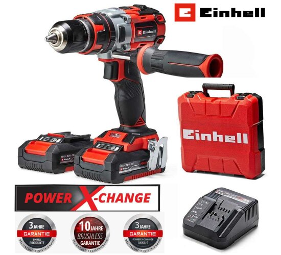 Einhell Professional Akku Schlagbohrschrauber TE CD 18/60 Li i BL 2x2,0 Ah  & Ladegerät