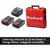 Einhell Professional Akku Schlagbohrschrauber TE CD 18/60 Li i BL 2x2,0 Ah  & Ladegerät