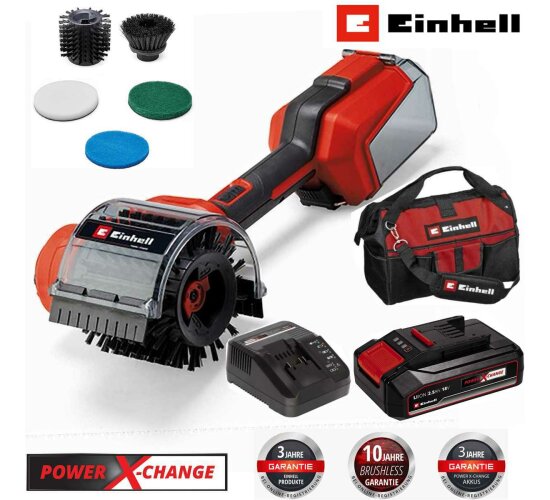 Einhell Akku-Oberflächenbürste PICOBELLA 18/90 - 18V Akku 2.5 Ah + Tasche