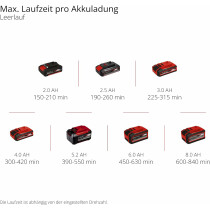 Einhell Akku-Oberflächenbürste PICOBELLA 18/90 - 18V Akku 2.5 Ah + Tasche