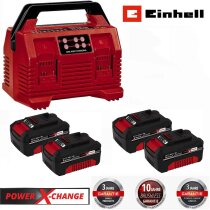 Einhell Ladegerät Power X-Quattrocharger 4A 18V + 4...