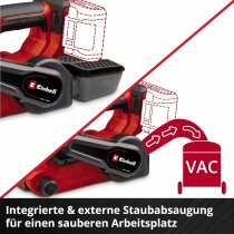 Einhell Professional 18V Akku-Bandschleifer TP-BS 18/457 Li BL-Solo inkl. 3x P80