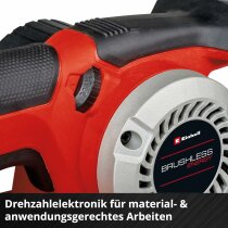 Einhell Professional 18V Akku-Bandschleifer TP-BS 18/457 Li BL-Solo inkl. 3x P80