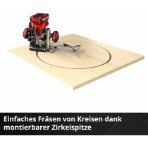 Einhell Professional 18V Akku-Oberfräsen-Kantenfräsen-Set TP-RO 18 Set BL-Solo