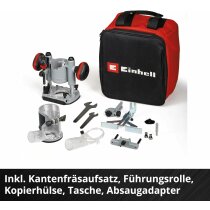 Einhell Professional 18V Oberfräsen-Kantenfräsen-Set TP-RO 18 Set BL Akku 2.5 Ah