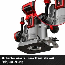 Einhell Professional 18V Ober/Kantenfräsen-Set TP-RO 18 Set BL Sealed Akku 4.0 Ah