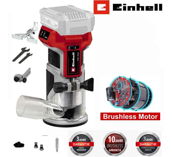 Einhell Professional Akku-Kantenfräse TP-ET 18 Li BL-Solo