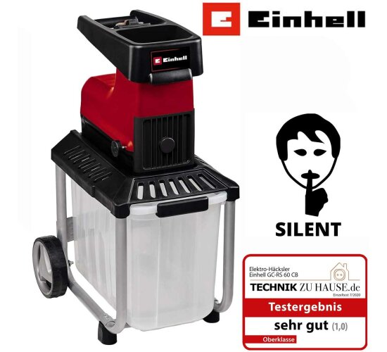 Einhell Elektro-Leisehäcksler GC-RS 60 CB (2800 W, max. 45 mm Aststärke