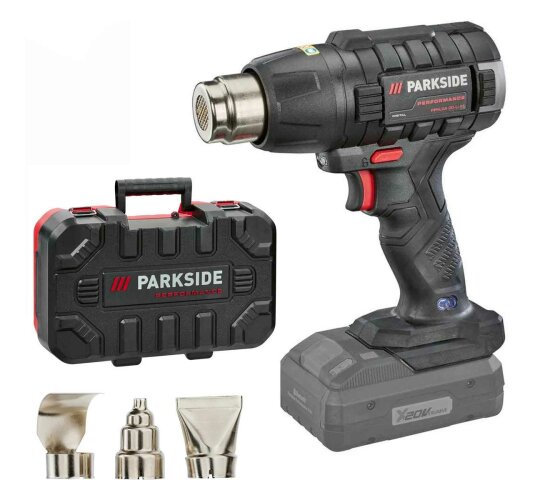 PARKSIDE PERFORMANC® 20V Heißluftgebläse PPHLGA 20-Li, ohne Akku, Ladegerät