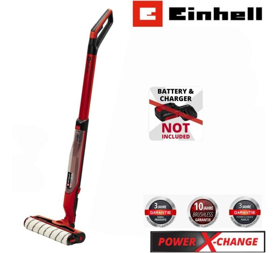 Einhell Akku-Hartbodenreiniger CLEANEXXO 18V,Solo 290 mm Bürstenwalze,