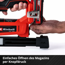 Einhell Akku-Nagler TE-CN 18 Li -18V,Tacker und  Nagler mit Akku 2.5Ah / Ladegerät + Koffer