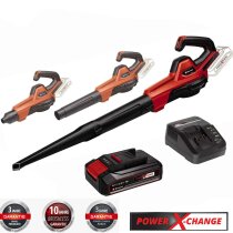 Einhell Universal Laubbläser GE-UB 18/250 Li E 18V 250 km/h, Akku 2.5 Ah, Ladegerät, Tasche