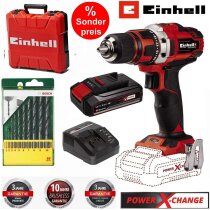 Einhell 18V Bohrschrauber TE-CD 18/40 Li- Akku 2.5 Ah...