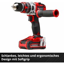 Einhell Professional Schlagbohrschrauber TP-CD 18/80 Li-i BL 80 Nm + Akku 4.0 Ah Ladegerät, Koffer