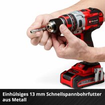 Einhell Professional Schlagbohrschrauber TP-CD 18/80 Li-i BL 80 Nm + Akku 4.0 Ah Ladegerät, Koffer