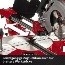 Einhell Akku-Zug-Kapp-Gehrungssäge 36V TE-SM 36/210 Li-Solo ohne Akku / Ladegerät