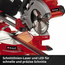 Einhell Akku-Zug-Kapp-Gehrungssäge 36V TE-SM 36/210 Li-Solo ohne Akku / Ladegerät