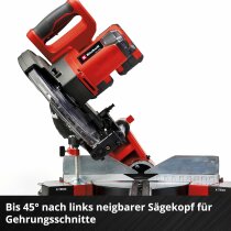 Einhell Akku-Zug-Kapp-Gehrungssäge 36V TE-SM 36/10 L Li- 2 x Akkus / Ladegerät