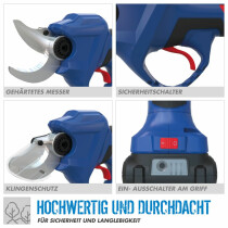 GÜDE Akku Astschere ASC 18-201 , ohne Akku / Ladegerät