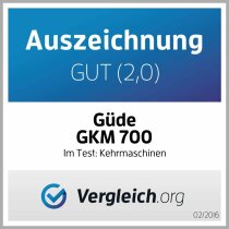 Güde Hand Kehrmaschine GKM 700 2 Seitenbbesen 1 Mittelwalze