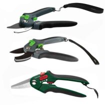 Parkside / Florabest Set 3 x Gartenschere Amboss / Bypass / Universal