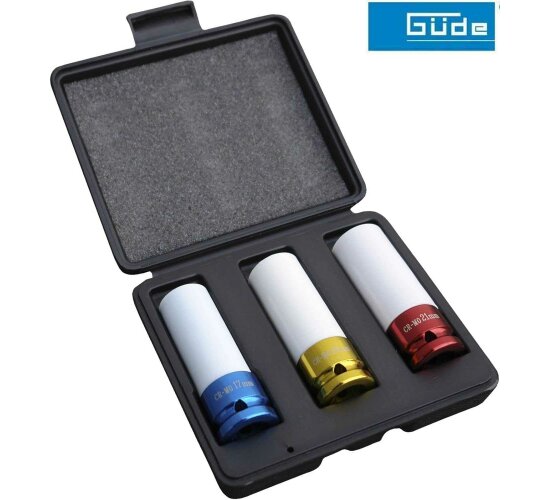 Güde Schlagnusssatz 3tlg.1/2" Stecknüsse Garnitur / Nuss Set für Schlagschrauber