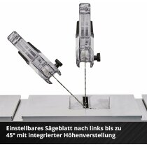 Einhell Akku-Tischkreissäge TE-TS 36/210 Li ohne Akkus / Ladegerät Power X-Change