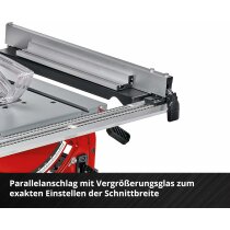 Einhell Akku-Tischkreissäge TE-TS 36/210 Li ohne Akkus / Ladegerät Power X-Change