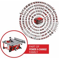 Einhell Akku-Tischkreissäge TE-TS 36/210 Li ohne Akkus / Ladegerät Power X-Change