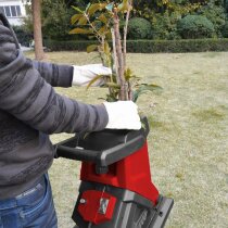 Matrix Gartenhächsler elektro, 2500 Watt mit 50 Liter Fangkorb,