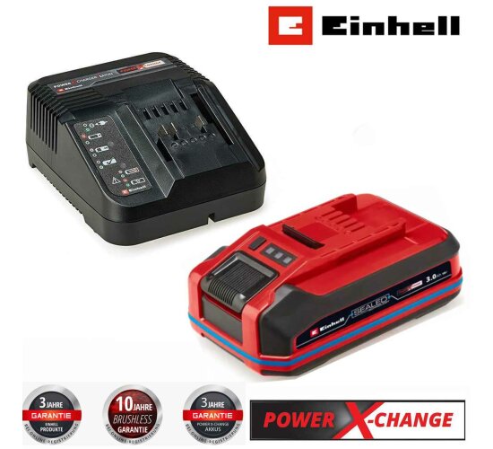 Einhell Starter Kit 18V 3,0 Ah SEALED 18 V Akku, wasser- & staubgeschützt,